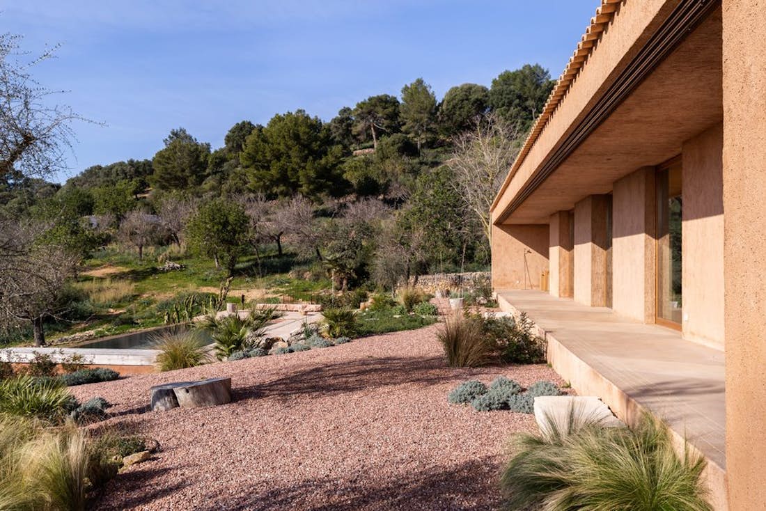 Mallorca alojamiento - Vaca Azul  - Gran terraza en  Villa Vaca Azul de lujo con vistas mediterraneas à Mallorca
