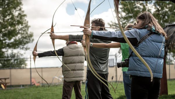 Archery activity in Morzine