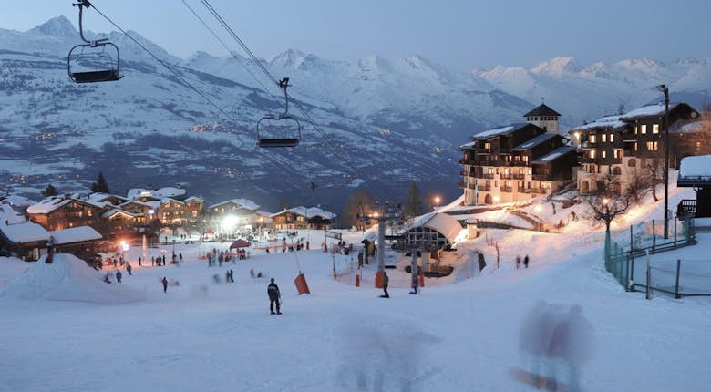 ski touring or free ride in La Plagne