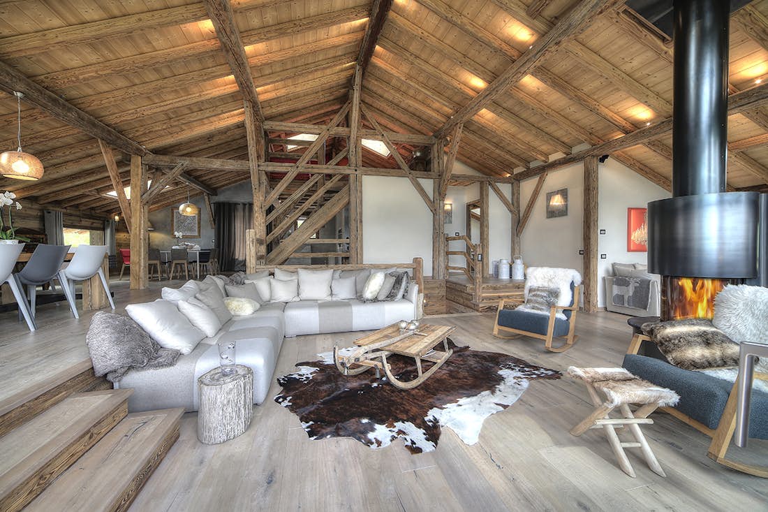 Accommodation - Chamonix - Chalet Dacite - Living room & TV room - 1/5