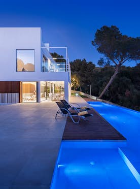 Grande terrasse vue sur la mer villa Sky de luxe avec piscine privée Mallorca