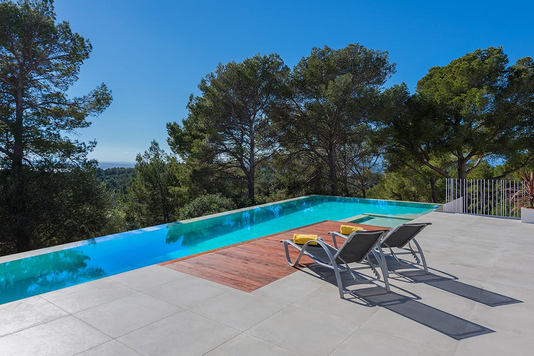 Majorque location - Villa Sky - Extérieur de l'immeuble villa Sky de luxe avec piscine privée à Mallorca
