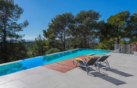 Mallorca accommodation - Villa Sky - Large terrace sea views sea view villa Sky Mallorca