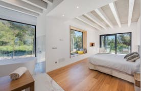Mallorca accommodation - Villa Sky - Luxury double ensuite bedroom sea view mediterranean view villa Sky Mallorca