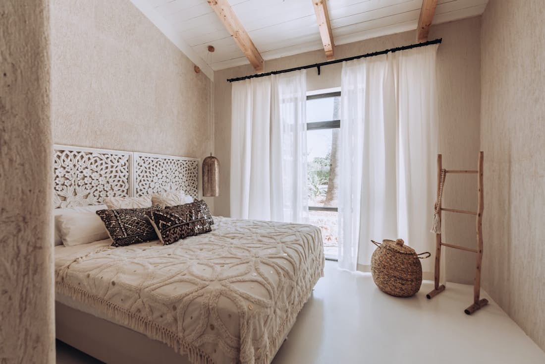 Mallorca alojamiento - Villa Only Summer - Cosy double bedroom with landscape views at Mountain views villa Summer in Mallorca