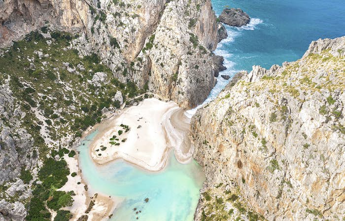 Cala Sa Calobra and Torrent de Pareis beaches in Mallorca