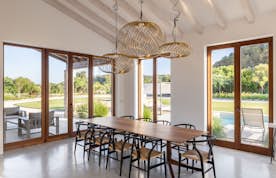 Mallorca alojamiento - Camp de L' Oca - Cocina contemporánea  Villa Pollensa Golf  de lujo con vistas mediterraneas  Mallorca