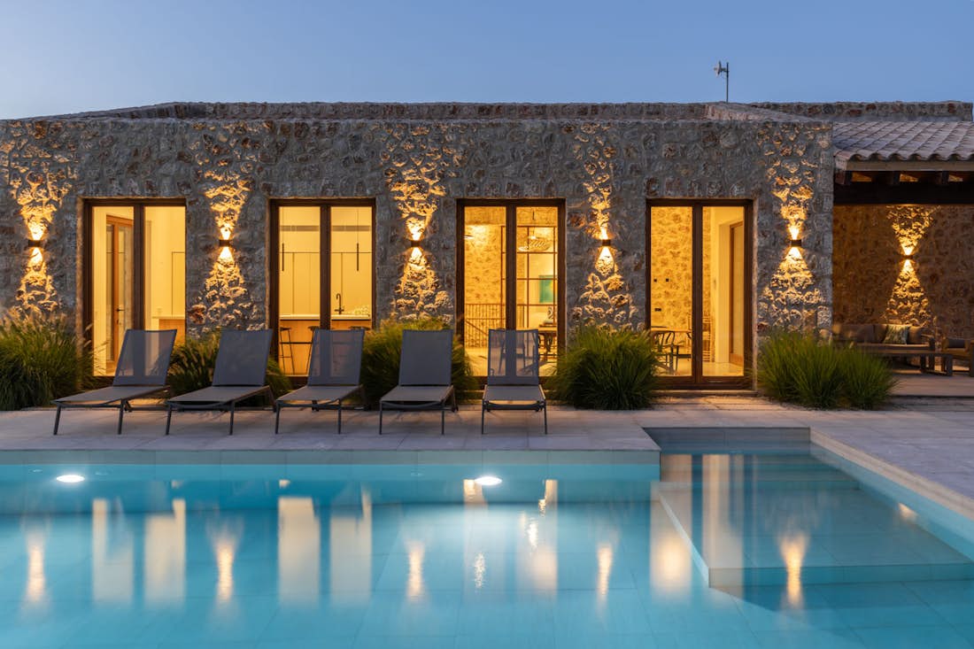 Mallorca alojamiento - Camp de L' Oca - una opulenta piscina privada en   Villa Pollensa Golf  de lujo con vistas mediterraneas à Mallorca