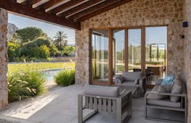 Majorque location - Camp de L'Oca - Grande terrasse Villa Pollensa Golf de luxe avec vues méditerranéennes Mallorca