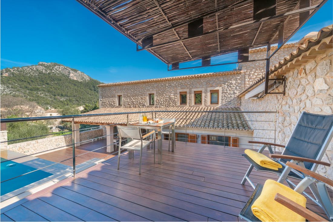 Mallorca accommodation - Villa Petit - Large terrace with Mountain views villa Petit in Mallorca