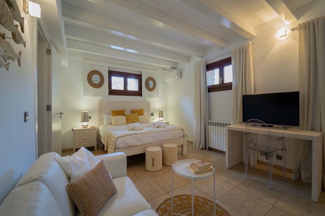 Majorque location - Ca Na Cati - Chambre double confortable Villa Ca Na Cati de luxe vue mer à Mallorca