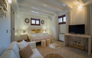 Majorque location - Ca Na Cati - Chambre double confortable Villa Ca Na Cati de luxe vue mer  Mallorca