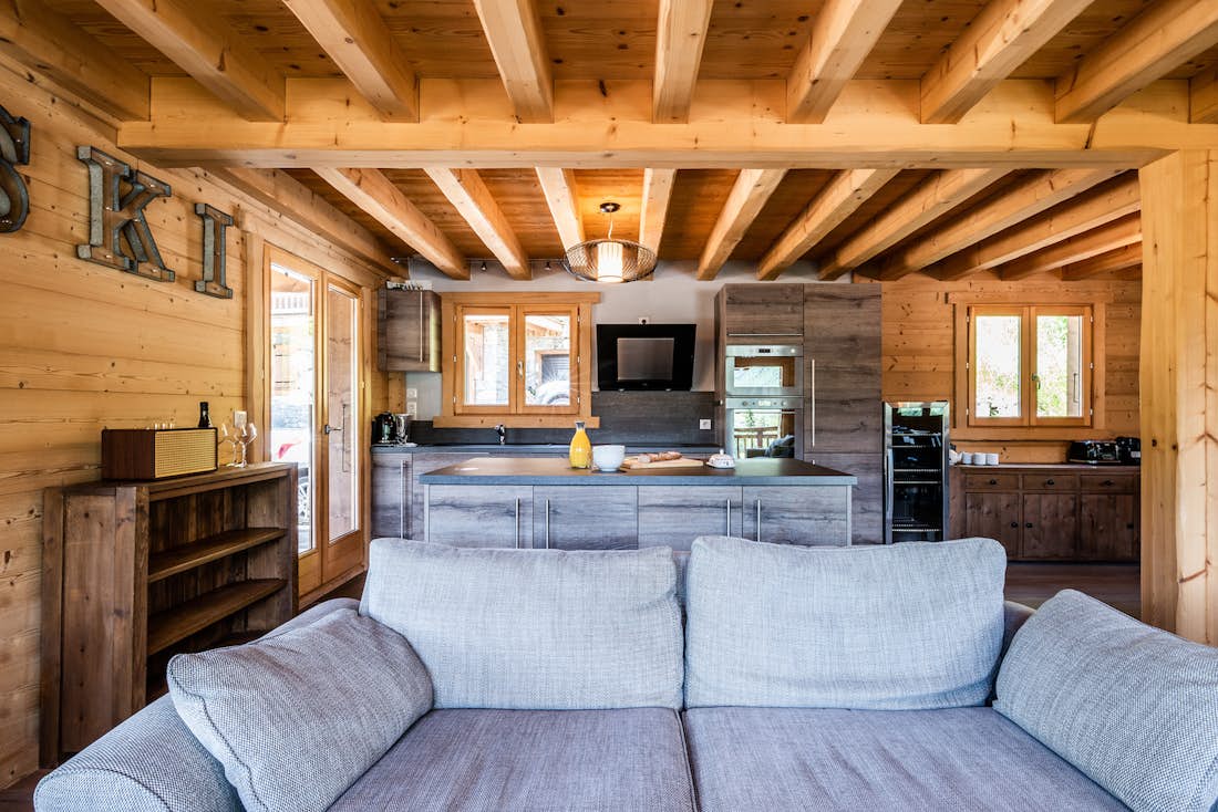 Contemporary fully-equipped kitchen luxury eco-friendly chalet Balata Morzine
