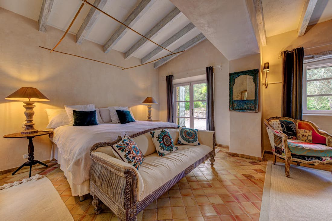 Mallorca alojamiento - Pollensa Golf  - Confortable habitación doble  Villa Pollensa Golf  de lujo con vistas mediterraneas à Mallorca