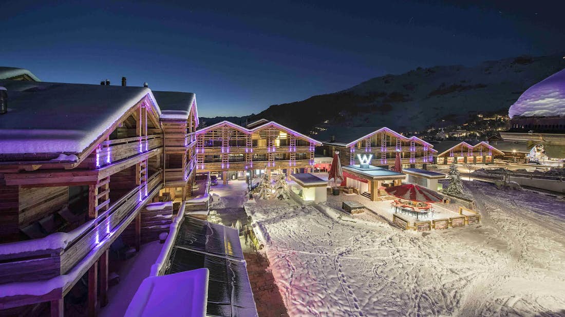 Verbier location - Penthouse Place Blanche II - Exterior views from apartement Place Blache 1n Verbier 