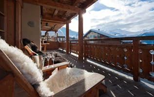 Verbier location - Appartement Silver - Balcony mountain views Chalets Silver Verbier