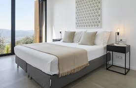 Costa Brava accommodation - Casa Pere - Luxury double ensuite bedroom sea view Mountain views villa Casa Pere Costa Brava