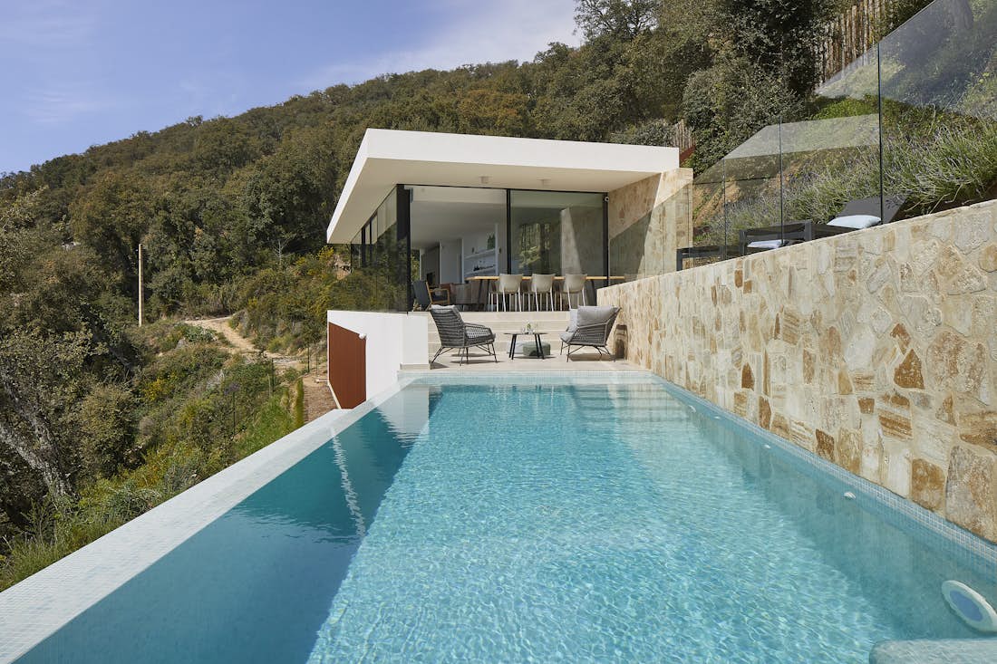Costa Brava accommodation - Casa Pere - private swimming pool Mountain views villa Casa Pere in Costa Brava