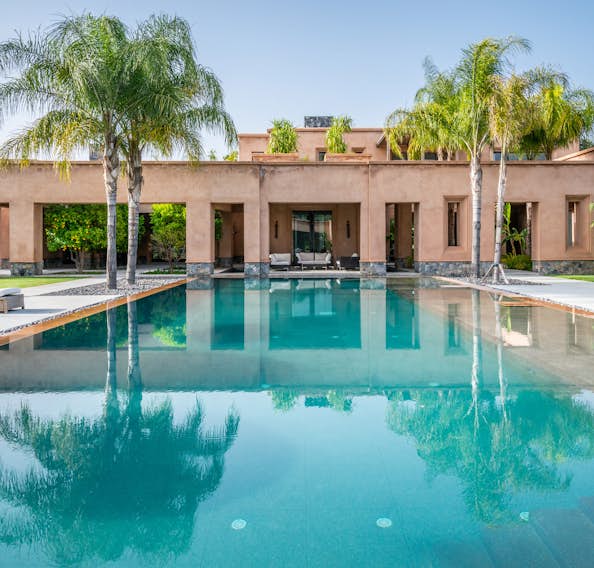 Marrakech location - Villa Marhba - Private pool at Marhba luxury private villa in Marrakech