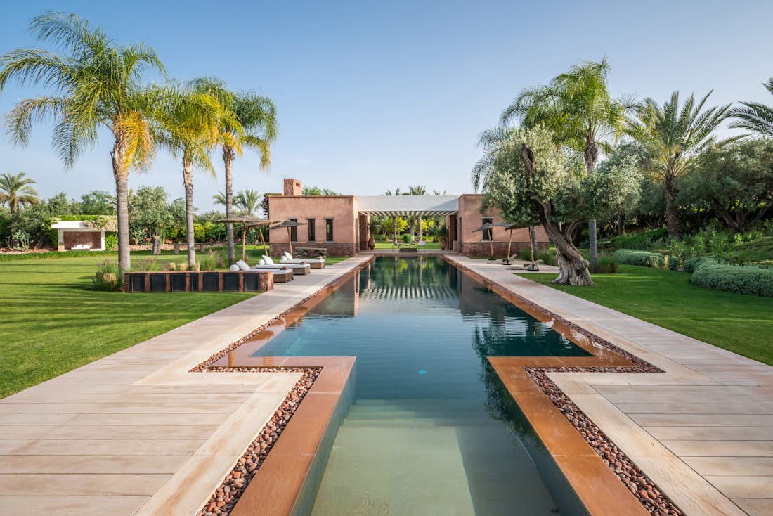 Private pool at Zagora private villa in Marrakech