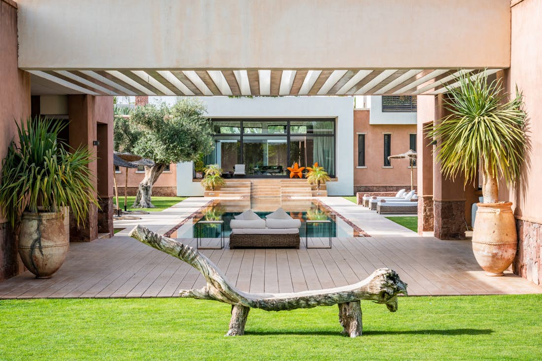 Private pool of Zagora private villa in Marrakech