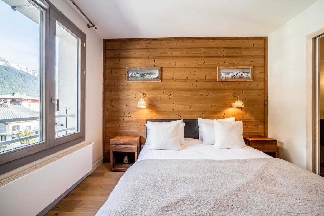 Chamonix accommodation - Apartment Kabano - Luxury double ensuite bedroom at ski apartment Ski apartment Kabano Chamonix