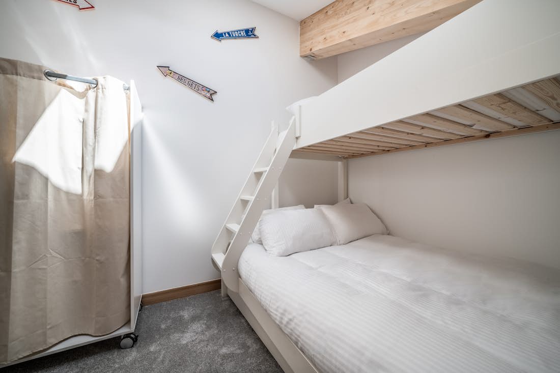 Les Gets accommodation - Apartment Elouera - Bedroom for kids in apartment Elouera Les Gets