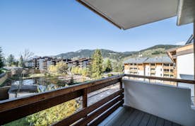 Megeve accommodation - Apartment Cortirion - Exterior  building mountain views apartment Cortirion Megeve