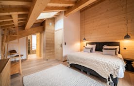 Saint-Gervais location - Chalet Arande - Chambre double confortable chalet de luxe familial Arande Saint Gervais