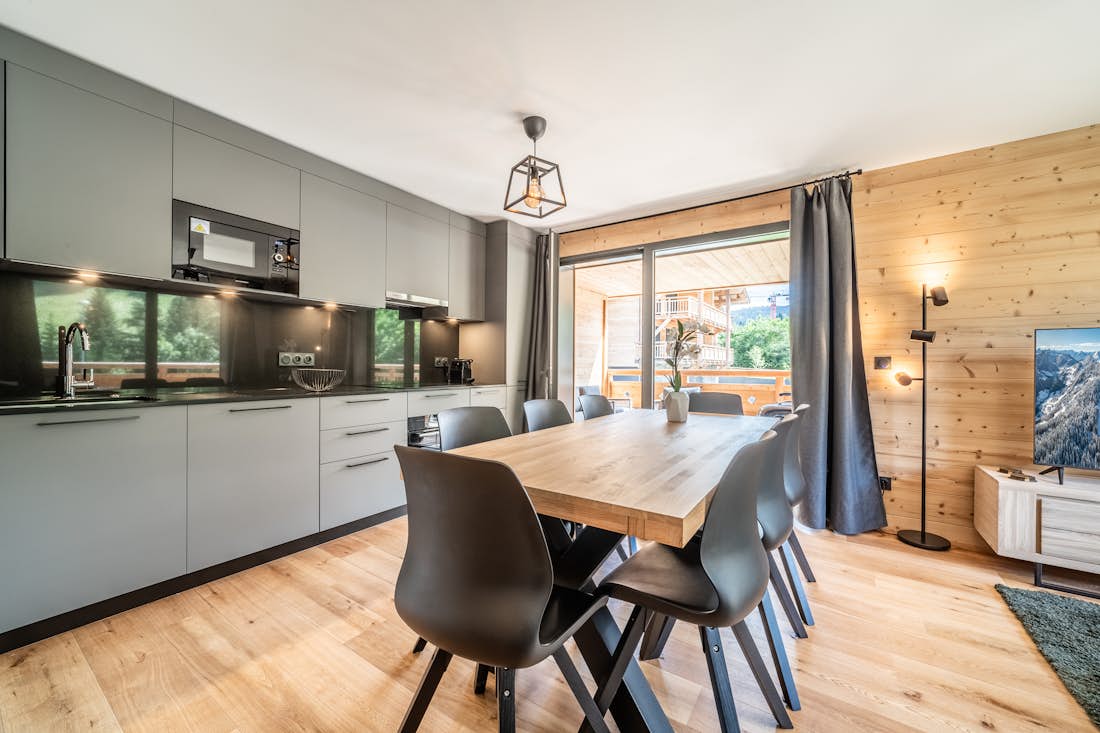 Les Gets accommodation - Apartment Elouera - Kitchen in apartment Elouera in Les Gets
