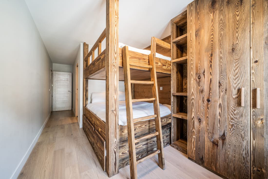 Chamonix location - Appartement Kabano  - Chambre confortable pour enfants dans appartement de luxe Kabano ski à Chamonix