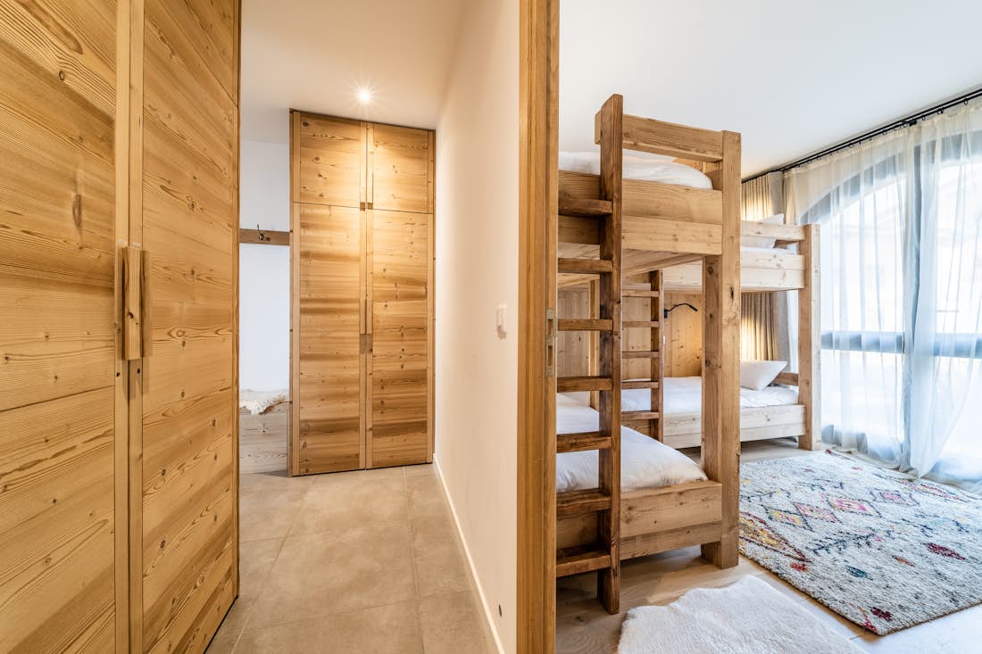 Chambre confortable pour enfants appartement de luxe Le Gui ski Chamonix