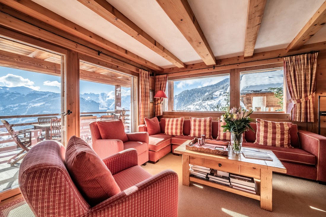 Verbier accommodation - Apartment Capel - Living room in Capel in Verbier