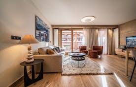 Les Gets accommodation - Apartment Kanoko - Spacious alpine living room city center apartment Kanoko Les Gets