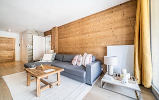 Chamonix accommodation - Apartment Kabano - Spacious alpine living room ski apartment Ski apartment Kabano Chamonix Chamonix