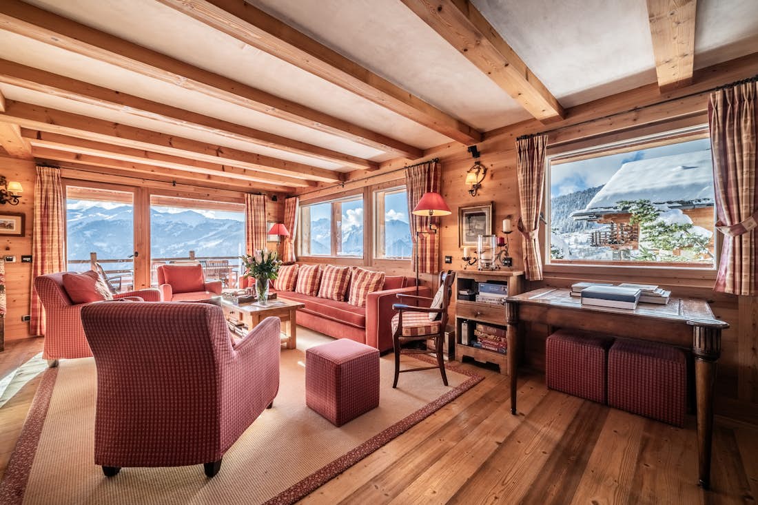 Verbier accommodation - Apartment Capel - Living room in Capel in Verbier