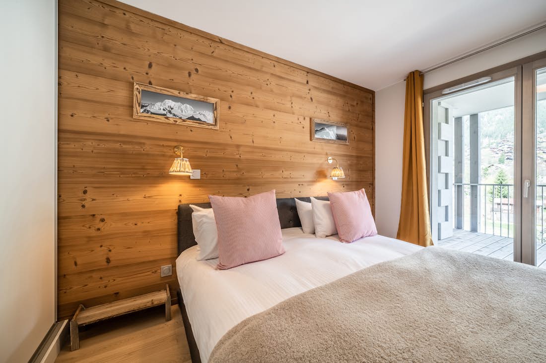 Chamonix accommodation - Apartment Kabano - Cosy bedroom  in ski apartment Kabano Chamonix