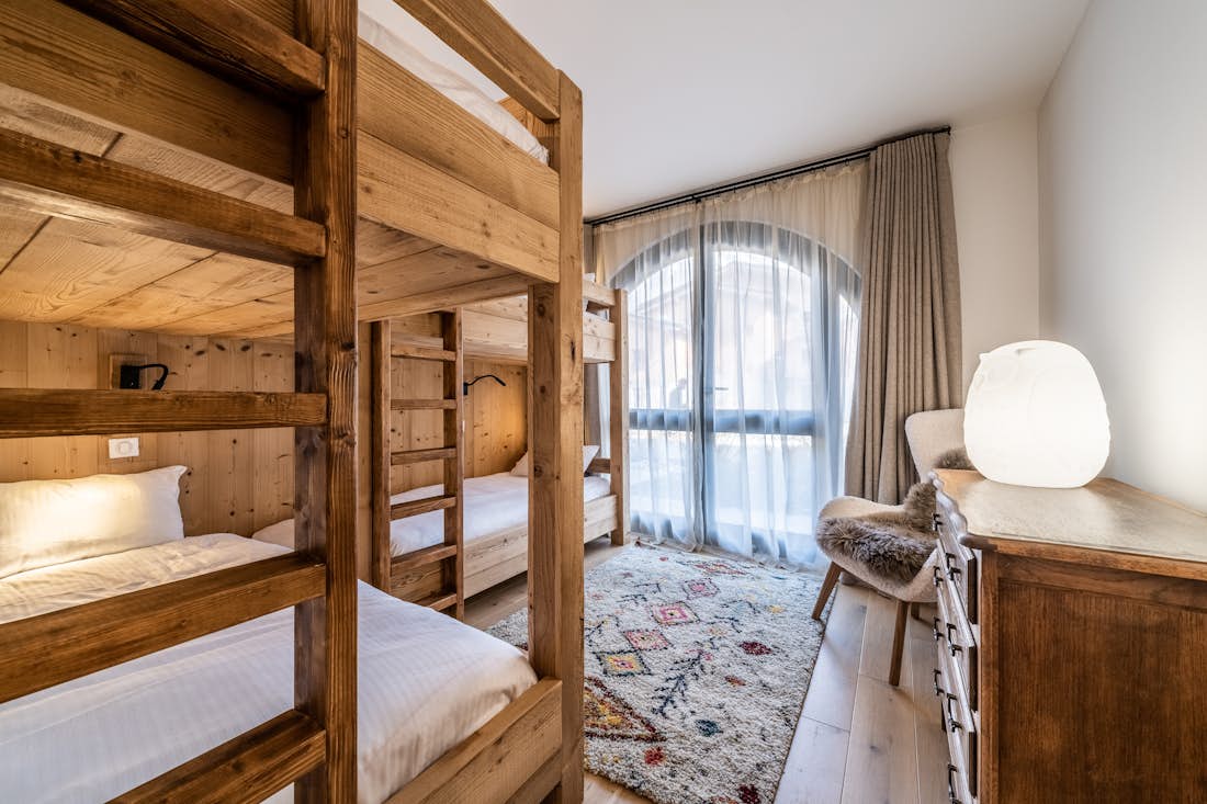 Chambre confortable pour enfants appartement de luxe Le Gui ski Chamonix