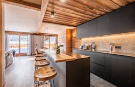 Comtemporary kitchen luxury family Apartment Ophite Meribel