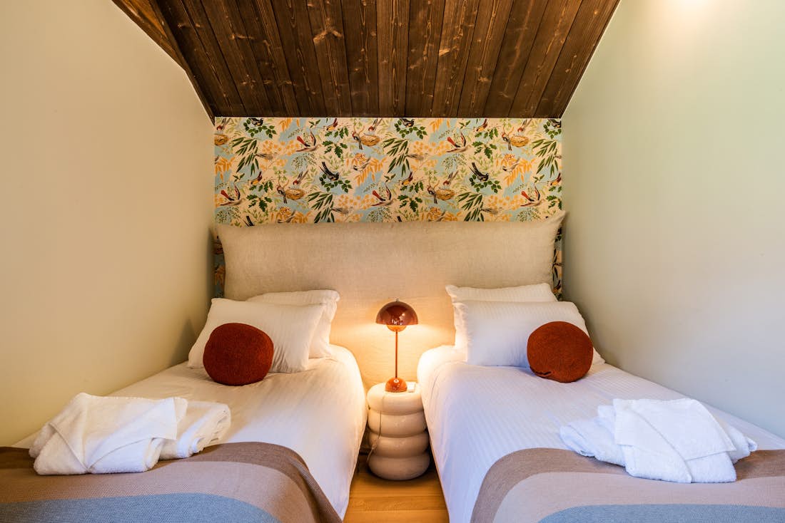 Chambre confortable pour enfants chalet de luxe Cipolin familial La Cote d'Arbroz