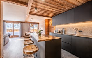 Verbier alojamiento - Ophite - Comtemporary designed kitchen family apartment Ophite Méribel