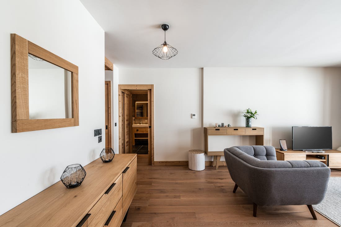 Accommodation - Alpe d'Huez - Apartment Fagus - Living Room - 6/6