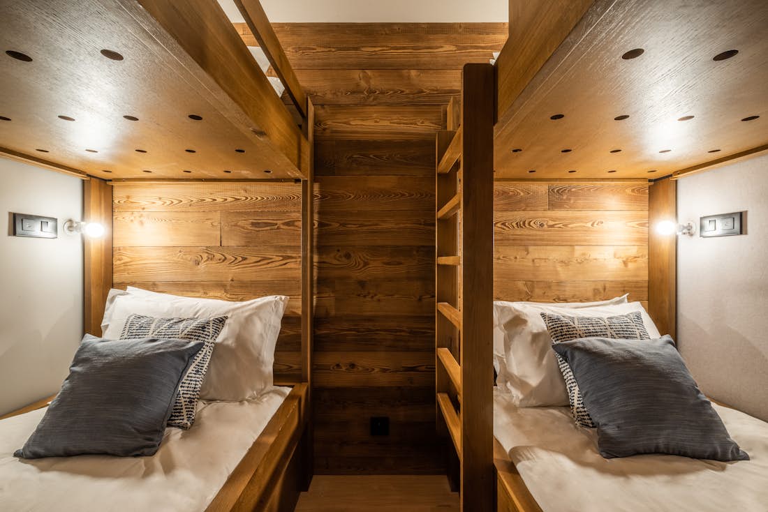 Meribel accommodation - Apartment Ophite - Cosy bedroom for kids in ski in ski out apartment Ophite Meribel