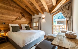 Chamonix accommodation - Apartment Celosia - Luxury double ensuite bedroom family apartment Celosia Chamonix