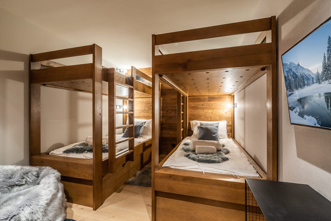 Meribel accommodation - Apartment Ophite - Cosy bedroom for kids in family apartment Ophite Meribel
