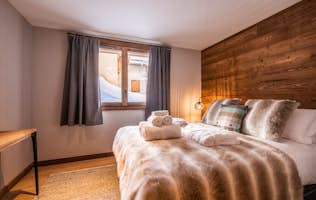 Verbier alojamiento - Ophite - Luxury double ensuite bedroom ski in ski out apartment Ophite Méribel