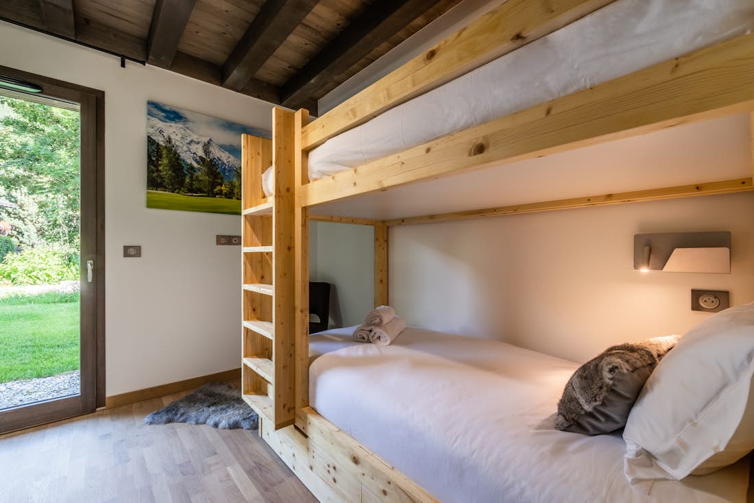 Sympathique et confortable chambre pour enfants chalet de luxe familial Jatoba Chamonix