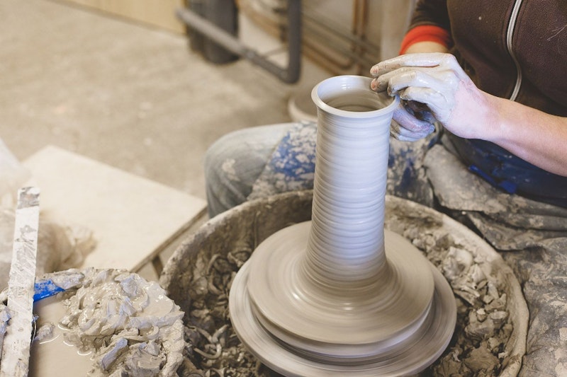 What to do in Morzine: our off-the-grid tips | Emerald Stay Pottery making at La Poterie Artisanale in Les Gets