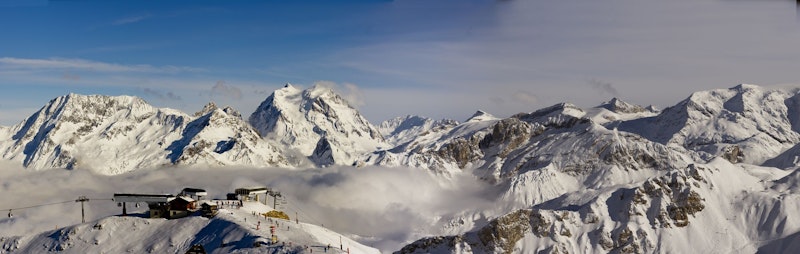 Courchevel is the best place to ski for beginners in the Alps