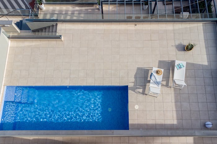Private swimming pool sea views apartment Lilium Costa Brava